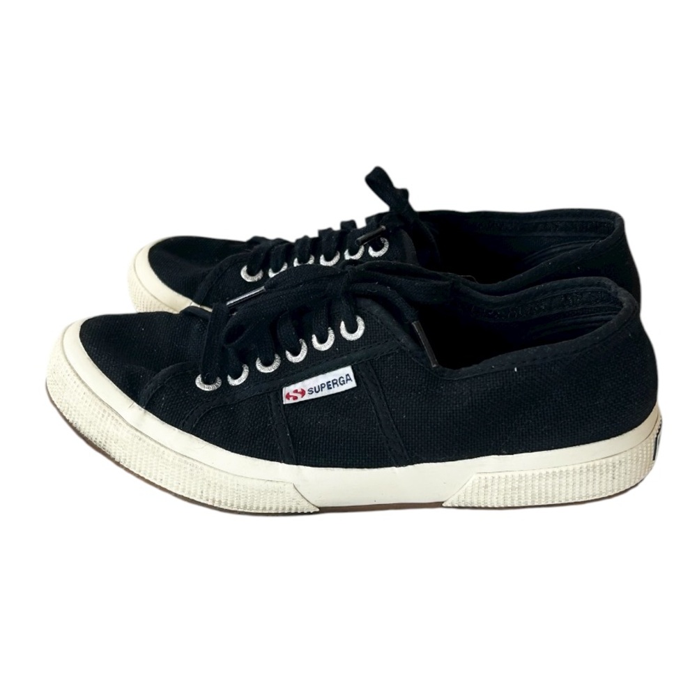 Superga 2750 COTU Black Canvas Sneakers